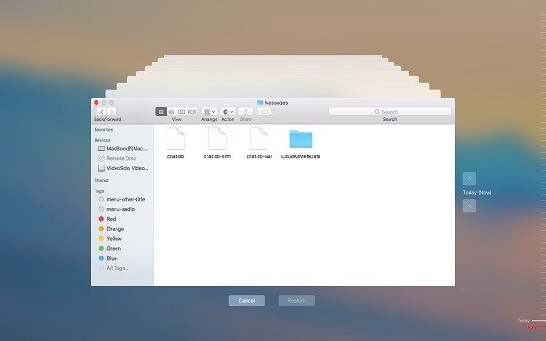 Чӣ гуна iMessages-и ҳазфшударо дар Mac бе ё бо нусха барқарор кардан мумкин аст