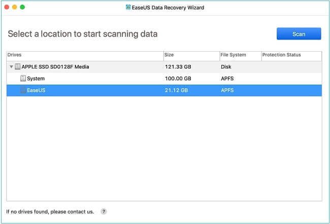 easeus mac data recovery