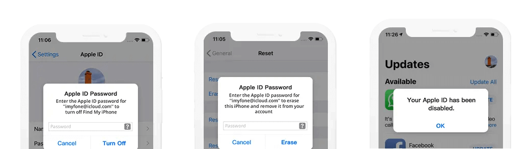 Apple ID code как выглядит смс. Сбросить айфон без пароля apple id