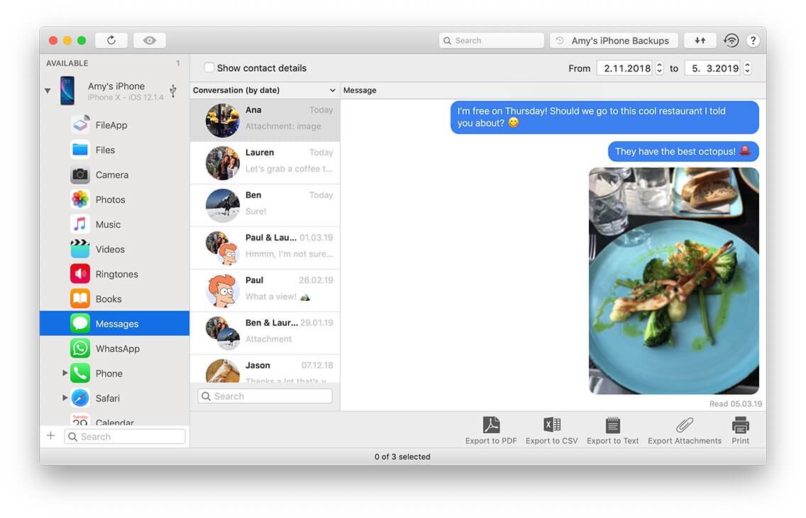 iphone messages to mac