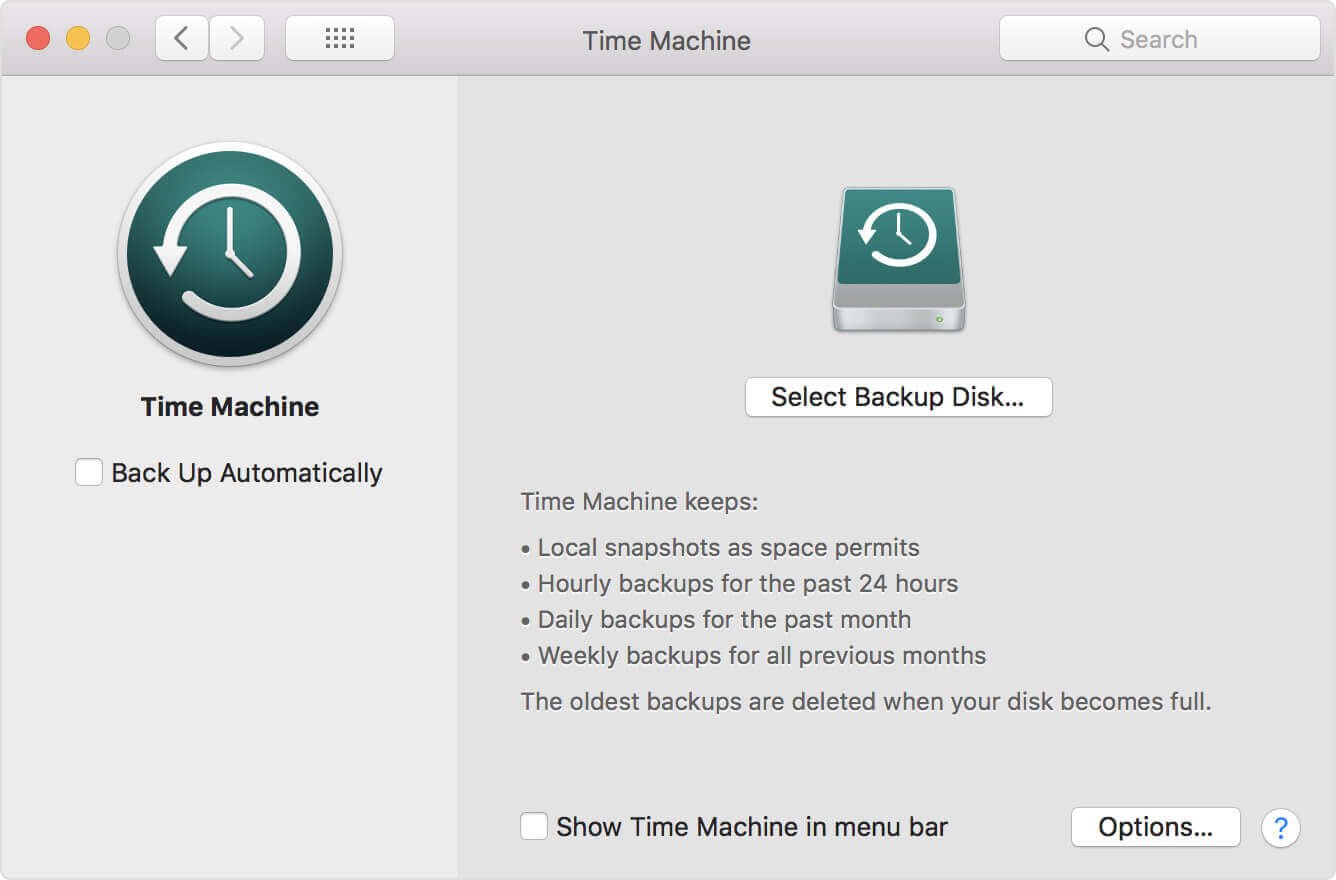 macos time machine