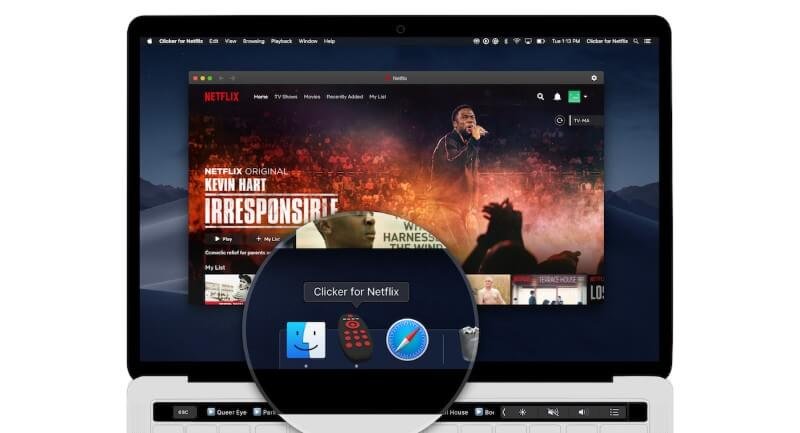 Netflix 應用程式點擊器 Mac